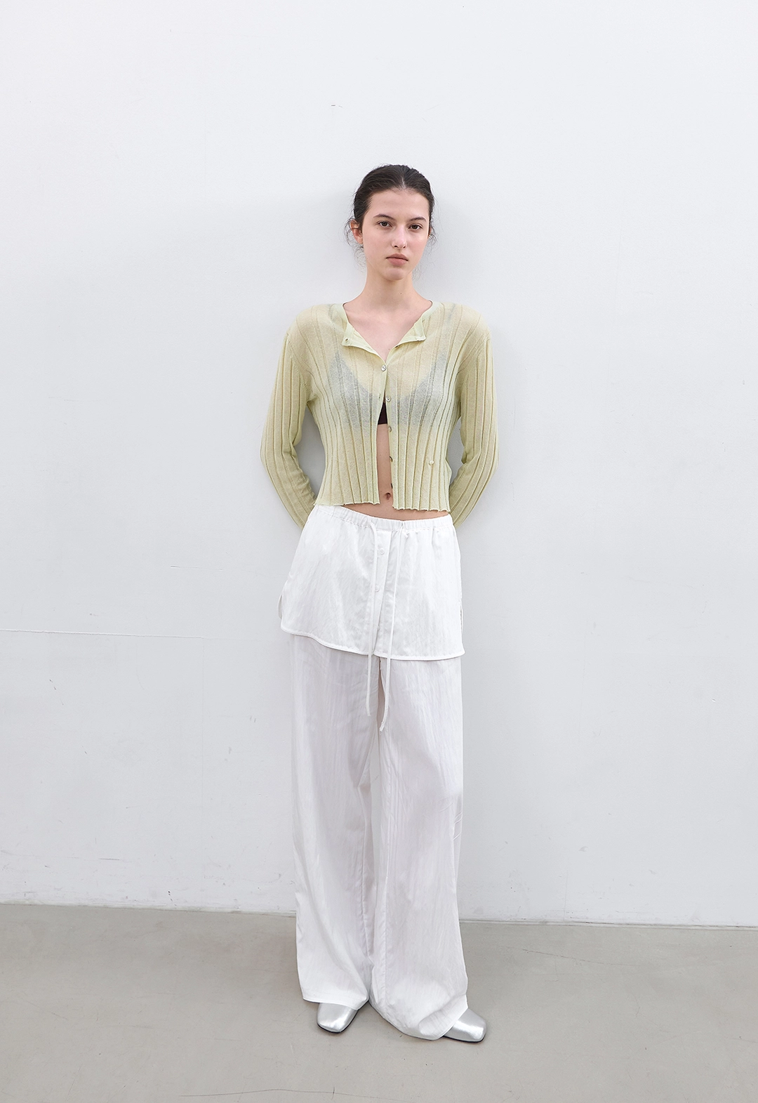 아뜰리에 나인 (PT-5779)BAND STRING SKIRT PANTS 상품 이미지 2