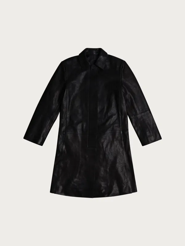 Toren Leather Coat