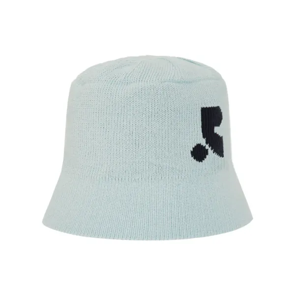 KNIT BUCKET HAT - SKY BLUE