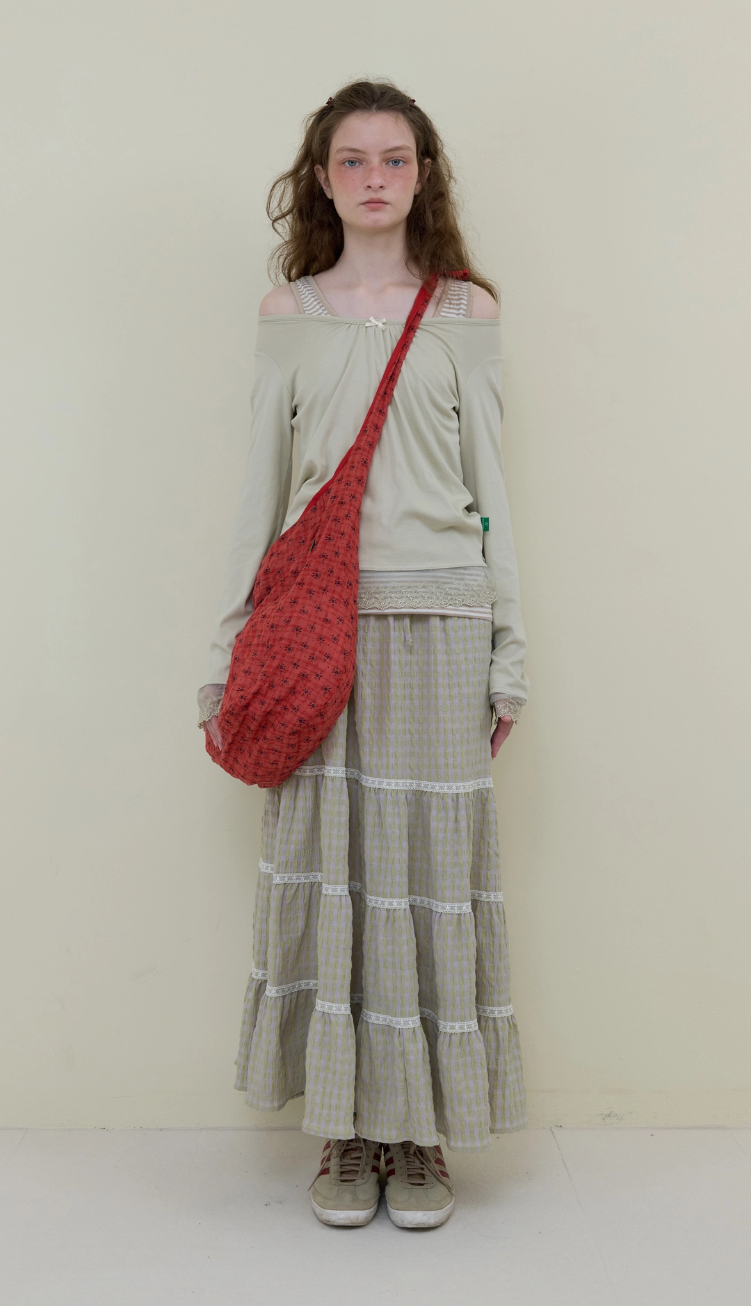 노컨텐츠 249. Muted Cancan Long SK _ Muted Lavender 상품 이미지 2