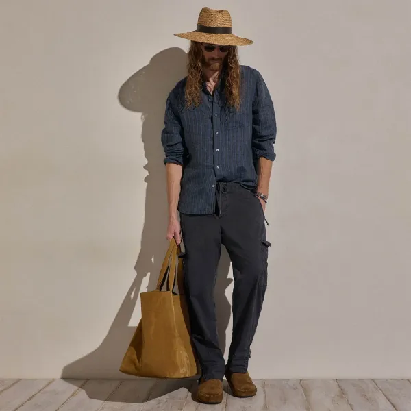 Parachute Poplin Cargo - Blue Noir Pigment