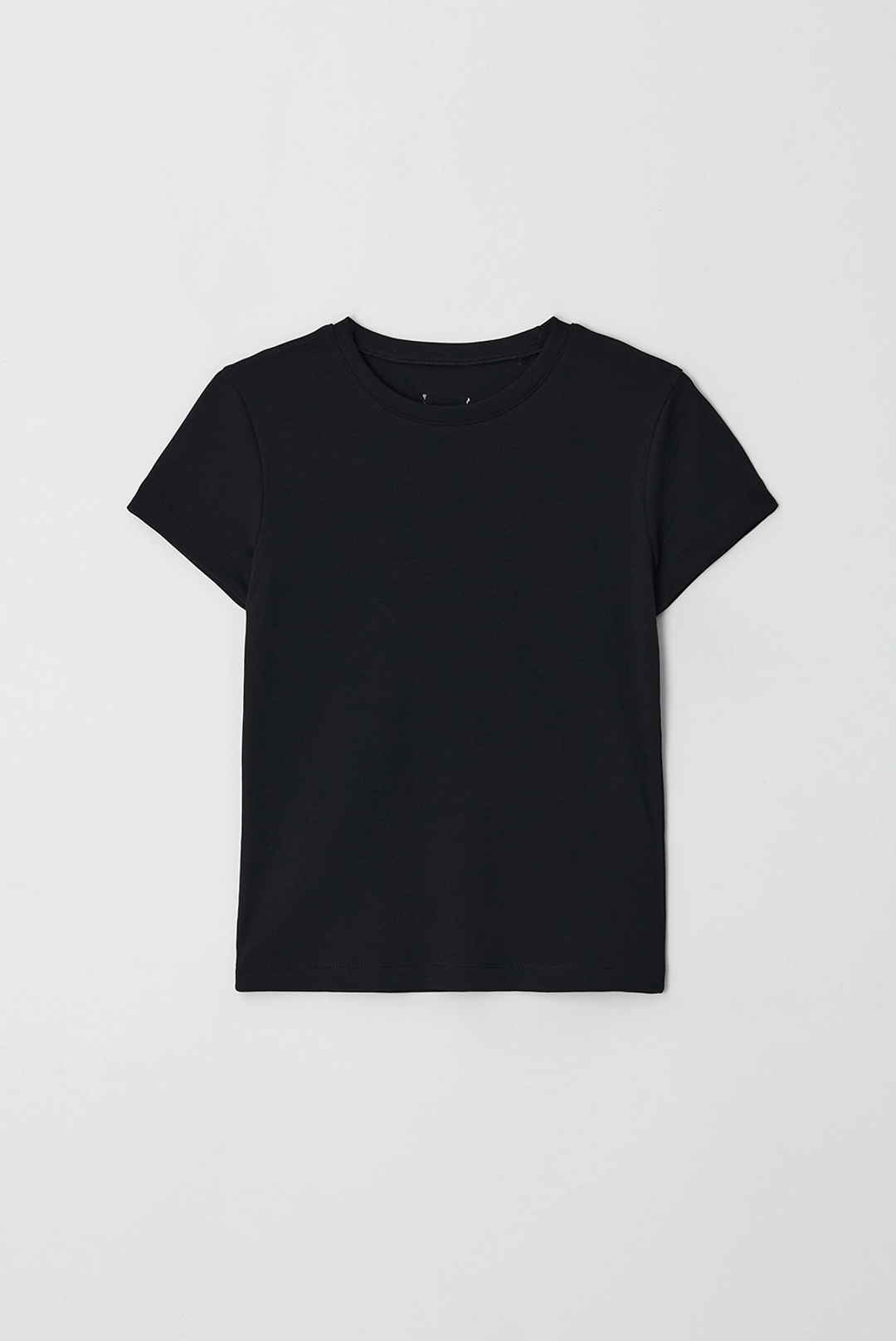 브렌다 브렌든 color half tee - black 상품 이미지 1