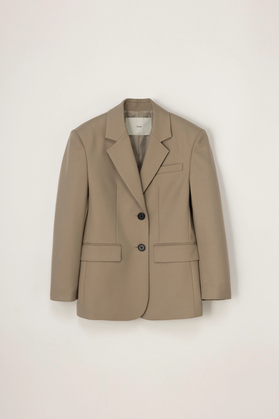 던스트 ESSENTIAL 2 BUTTON WOOL BLAZER SAND BEIGE_UDJA6C202CM 상품 이미지 1