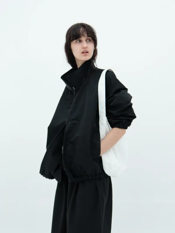4th /Doppioni Nylon Overfit Jacket (black)