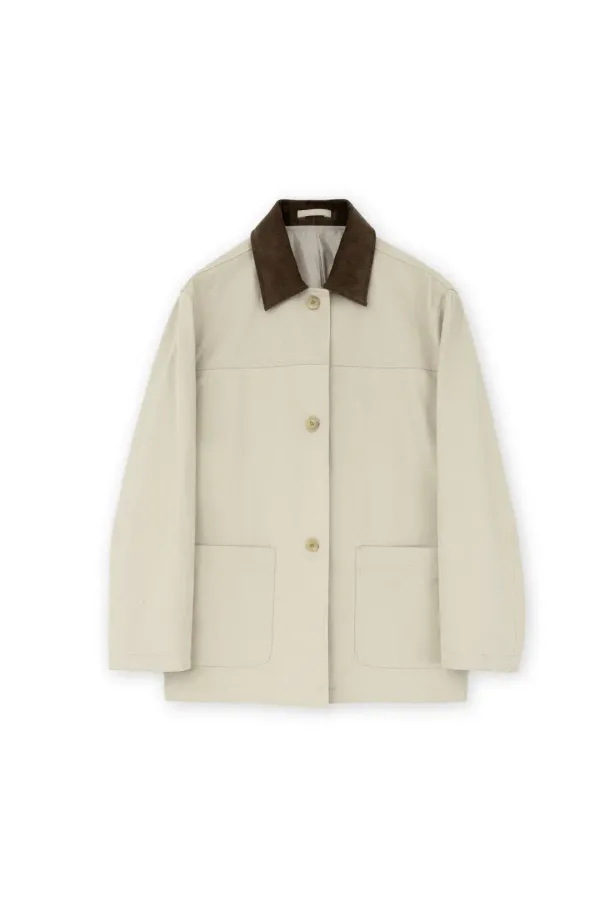 W Work Jacket, Ecru