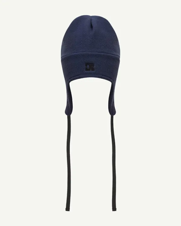 CR EMBLEM FLEECE EARFLAP_NAVY