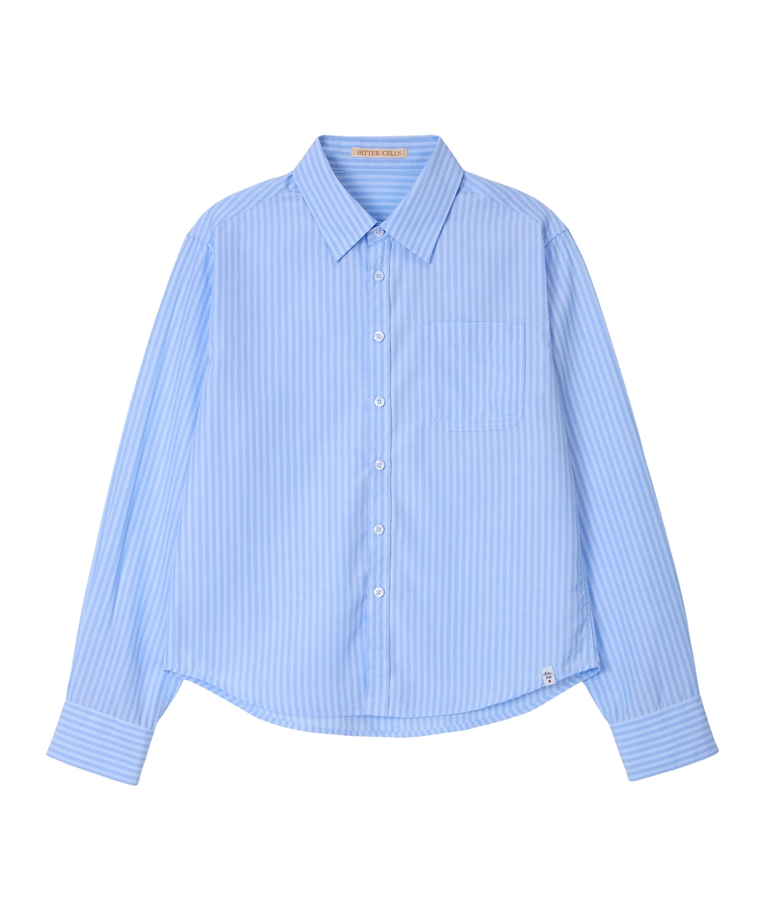 비터셀즈 Standard Lauren Stripe Shirt-Blue 상품 이미지 1