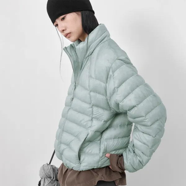 (JP-620)LIGHT WEIGHT HIGH NECK DUCK DOWN