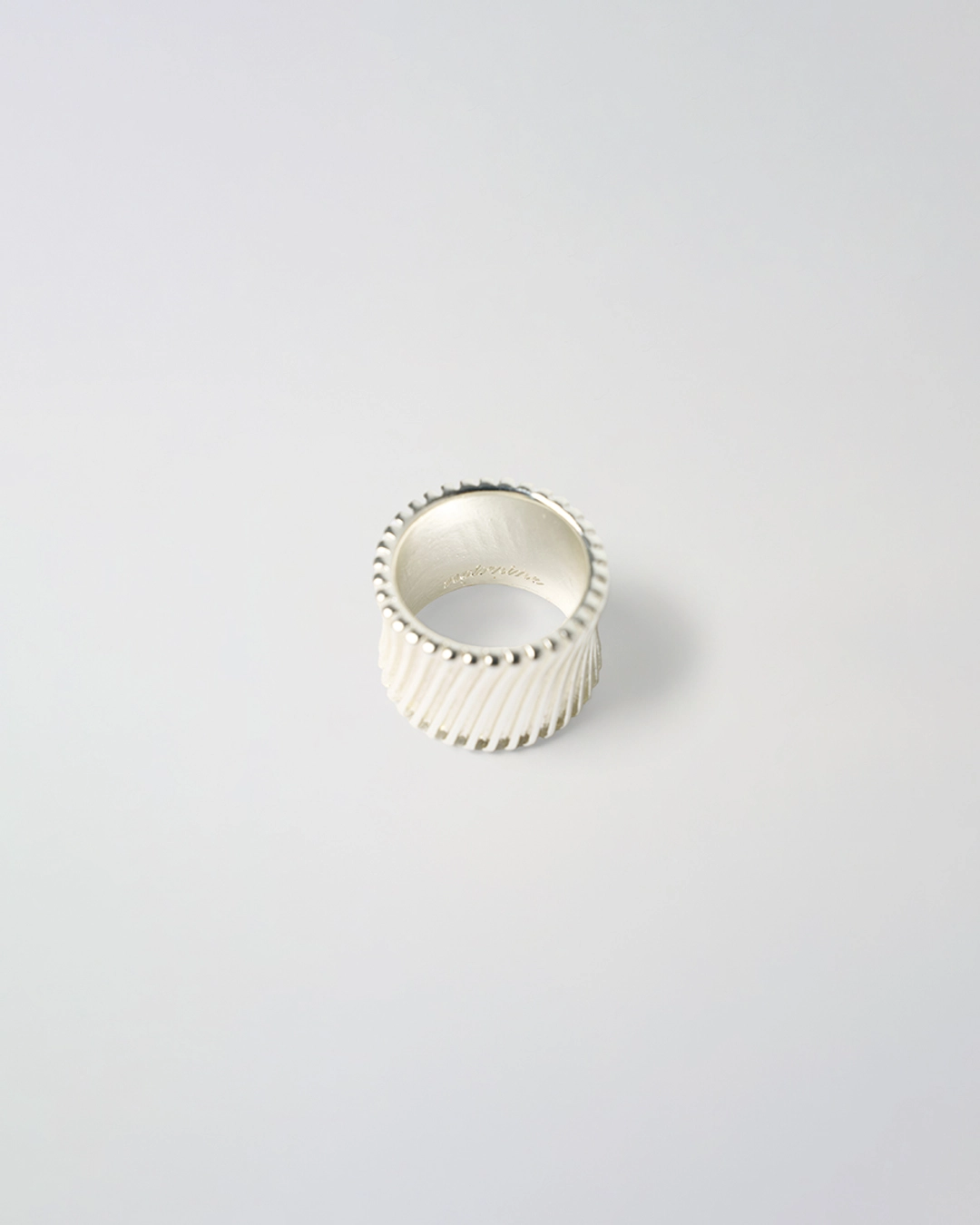 누아르나인 Ribbed Ring [SILVER] 상품 이미지 2