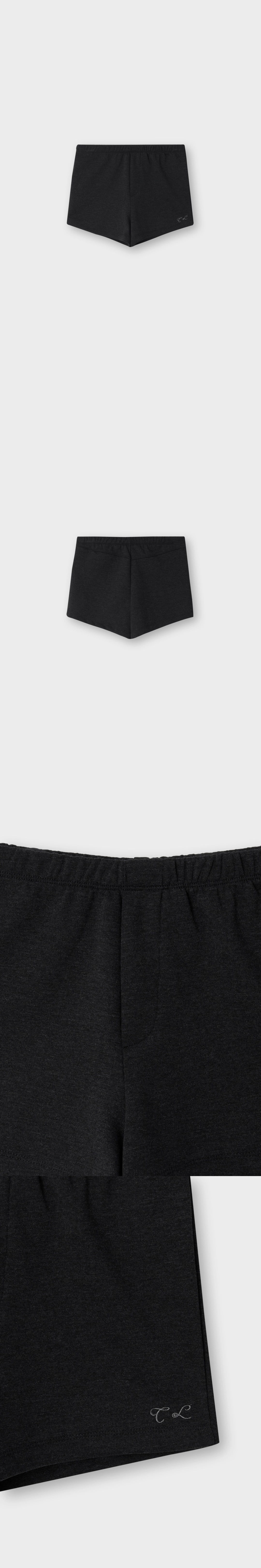 더릴 Lia Span Shorts_Charcoal 상품 이미지 1