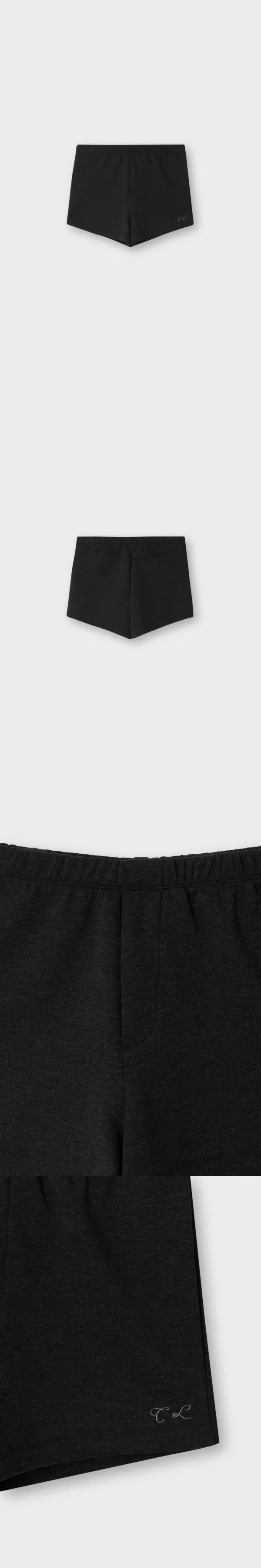 Lia Span Shorts_Charcoal