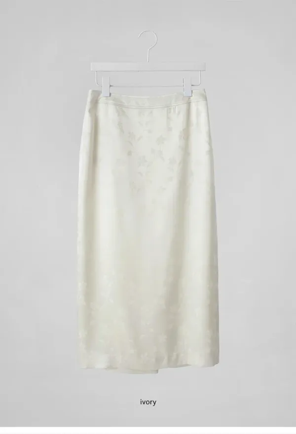 JACQUARD PENCIL SKIRT