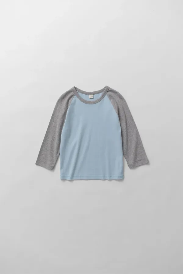 3rd) slim raglan t-sh (blue grey)