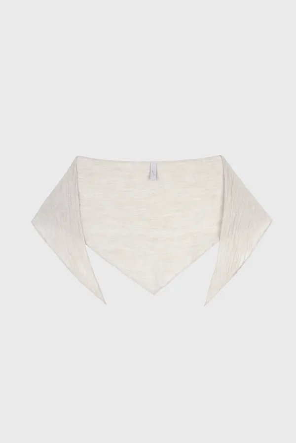 Creased Linen Scarf