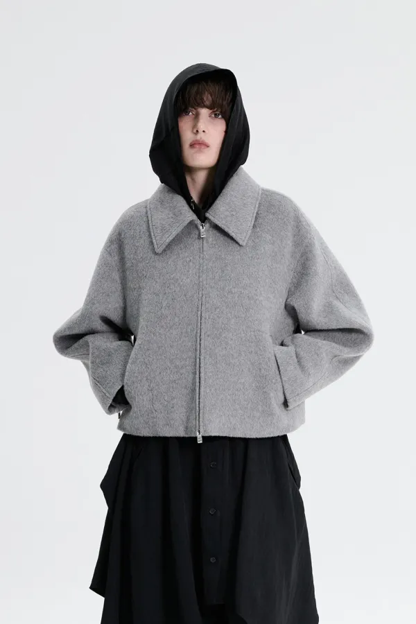 Traum Short Zip-up [ Gray ]