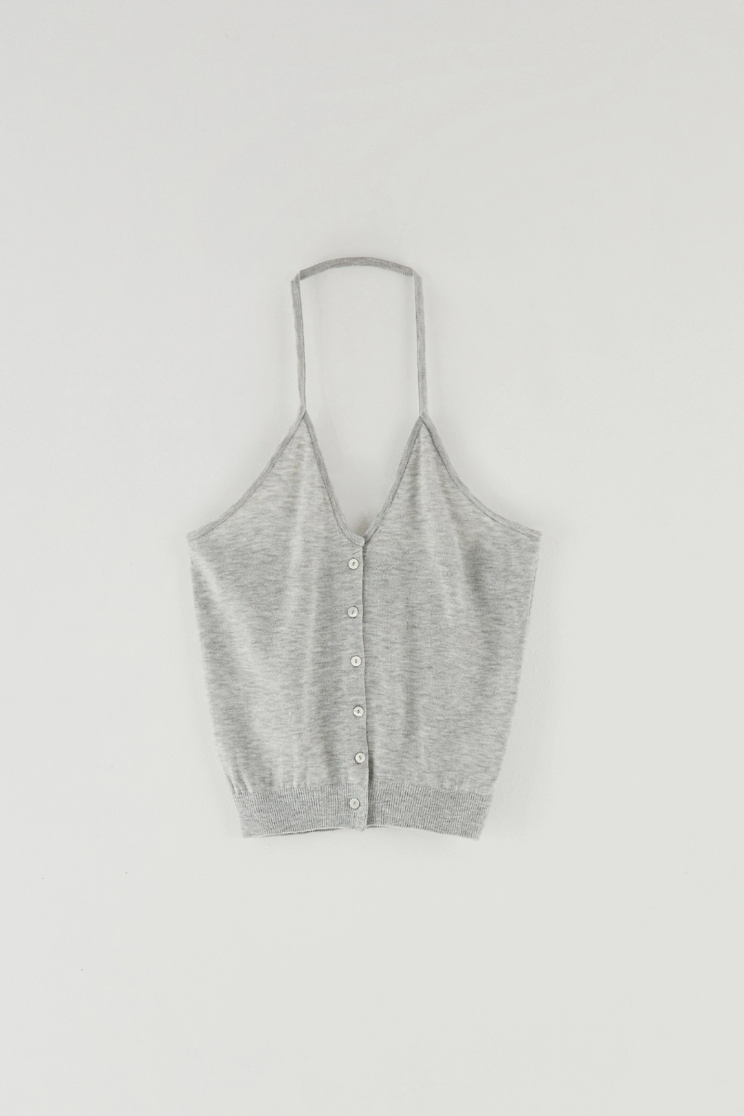 더라우스트 홀터넥 슬리브리스 GRAY 상품 이미지 2