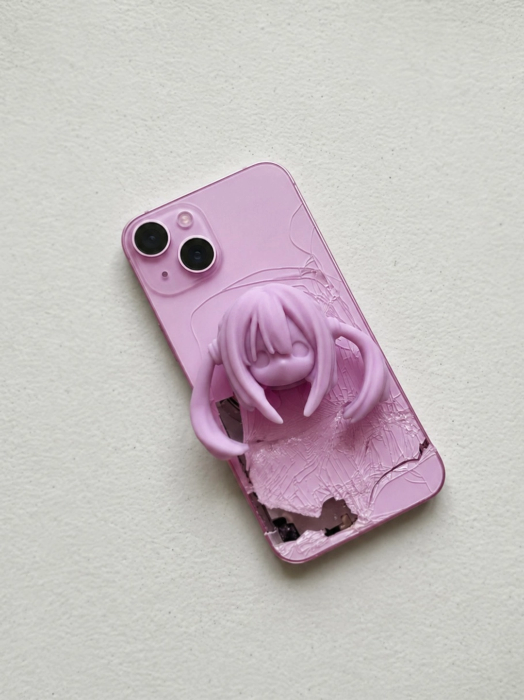 본네 Twintail phone grip (Pink) 상품 이미지 3
