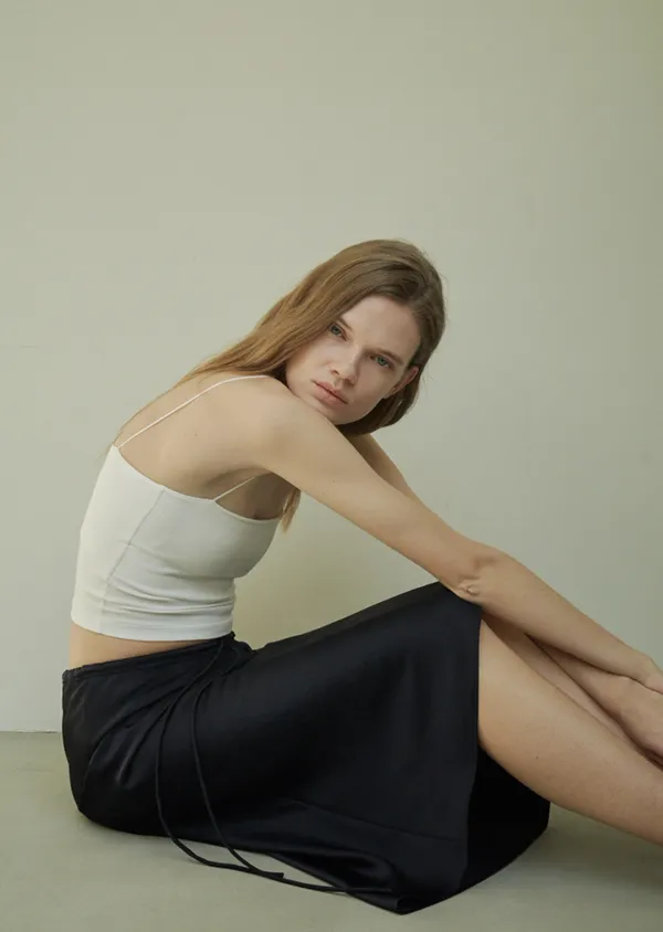(13TH RE-ORDER) Essential  crop top / Ivory