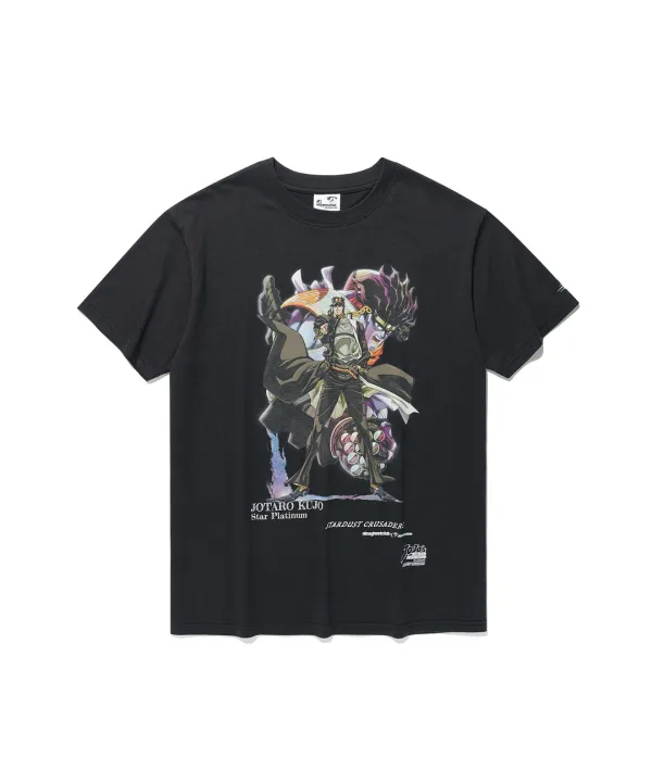 jojo\'s stardust crusaders jotaro poster tee[black]