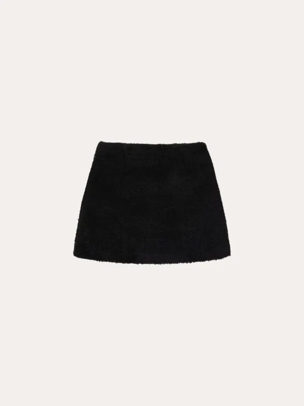 로시나 부클 스커트[BLACK]*오늘 출발