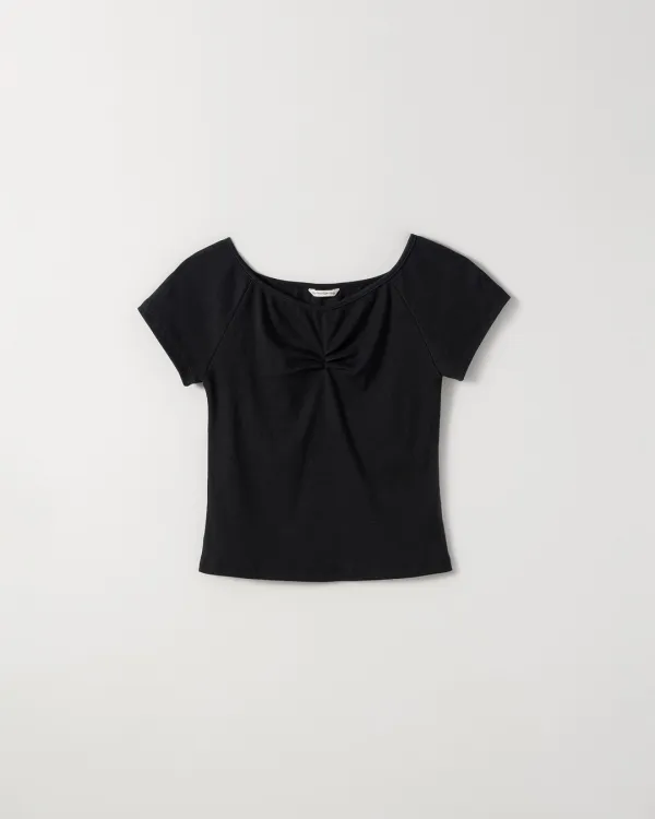 Miel Shirring T-shirt