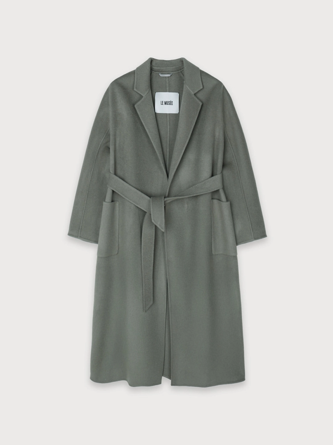 뮤제 [REFURB] MAGOT Reversible Merino Wool Handmade Coat_Khaki 상품 이미지 1