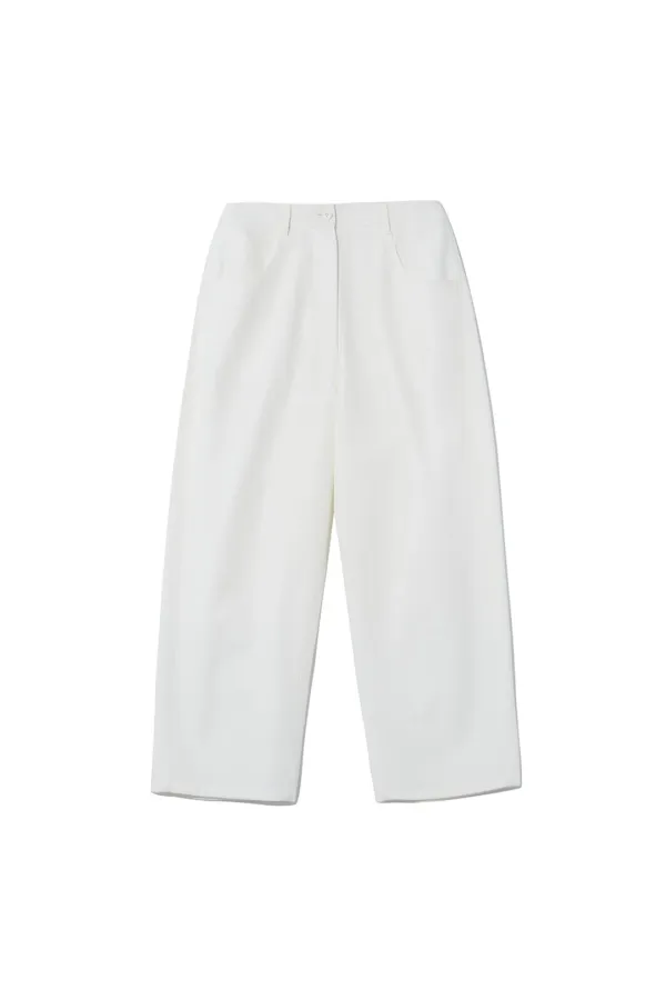 OBLONG PANTS [WHITE]