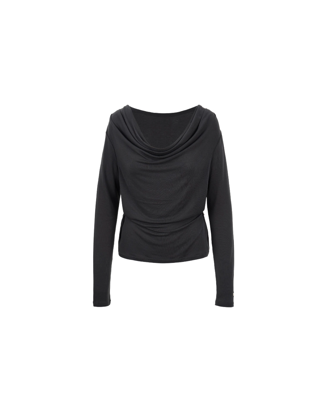 무음 2way Button Muted Top (Charcoal) 상품 이미지 1