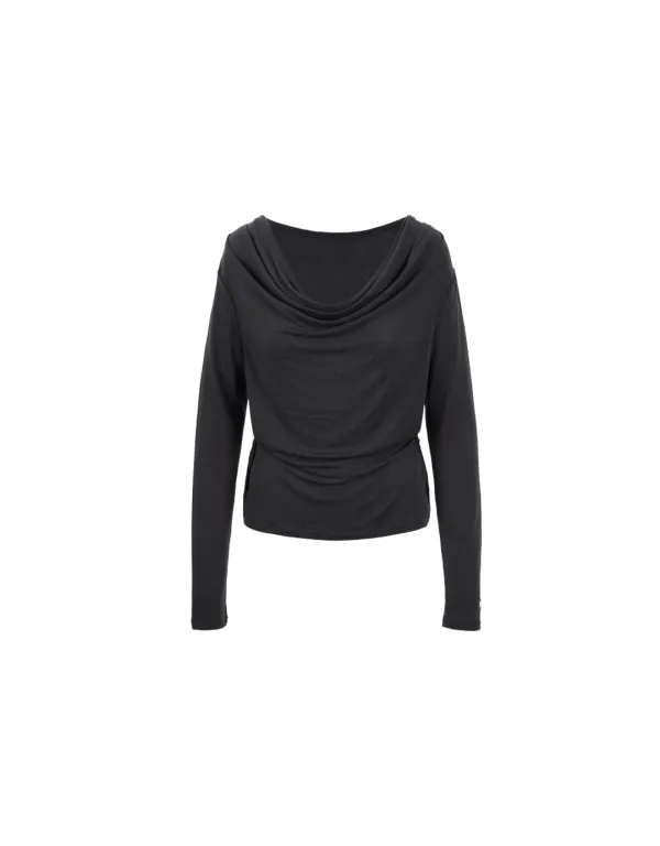 2way Button Muted Top (Charcoal)