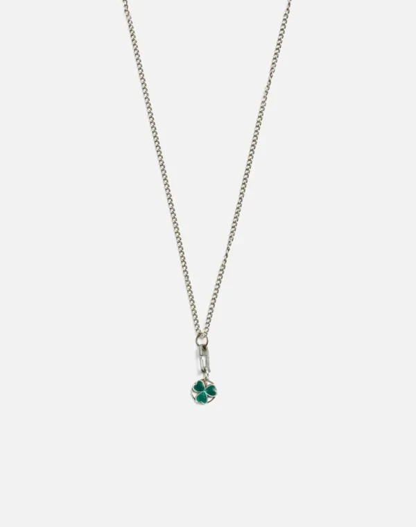 50s Clover Sterling Necklace -#13