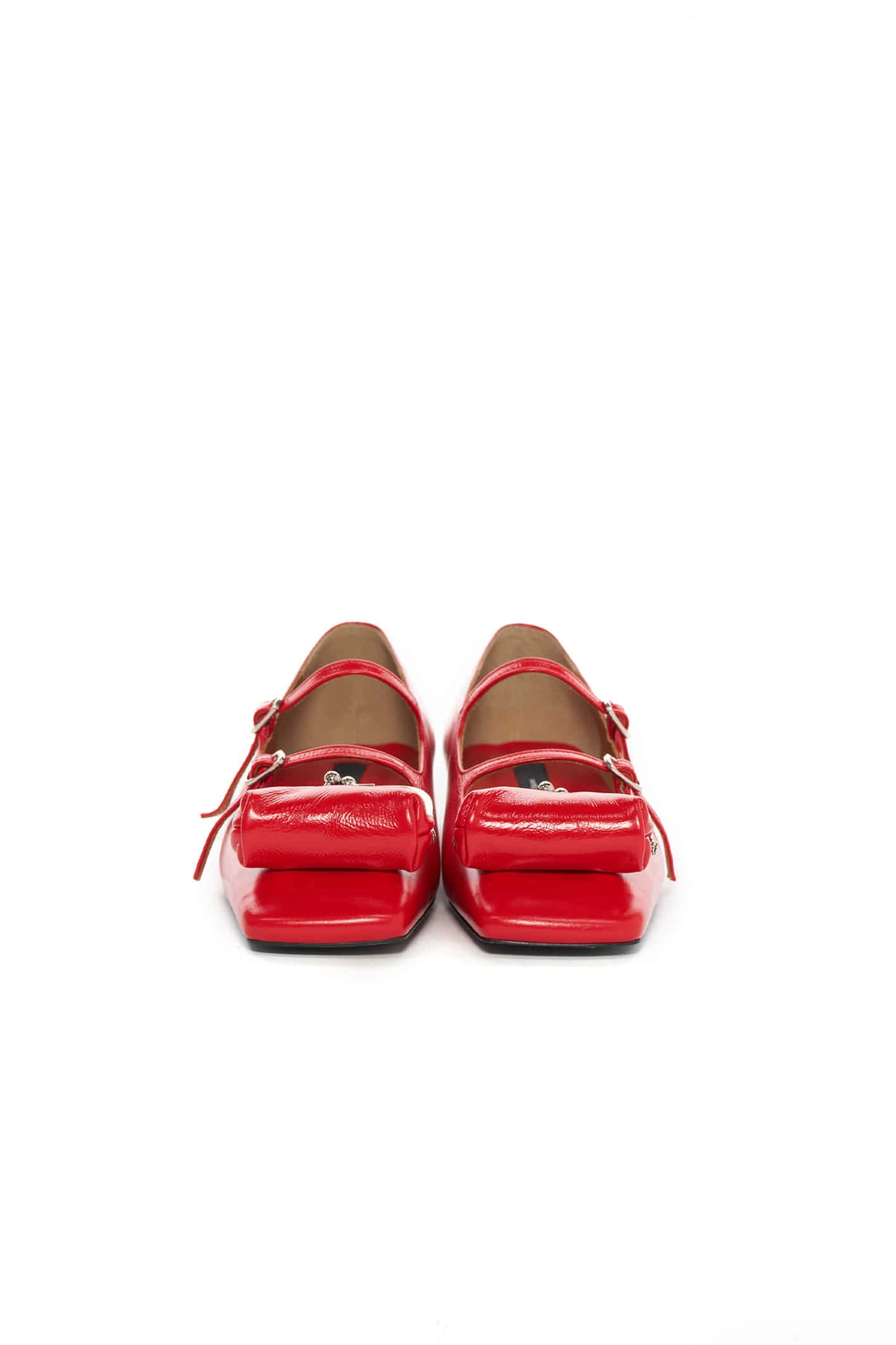 푸쉬버튼 SS26 RED COIN PURSE SQUARE-TOE MARY JANE 상품 이미지 2