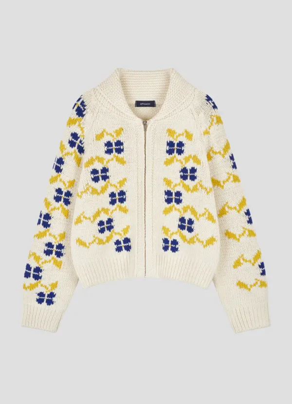 Dazy flower knit Cream