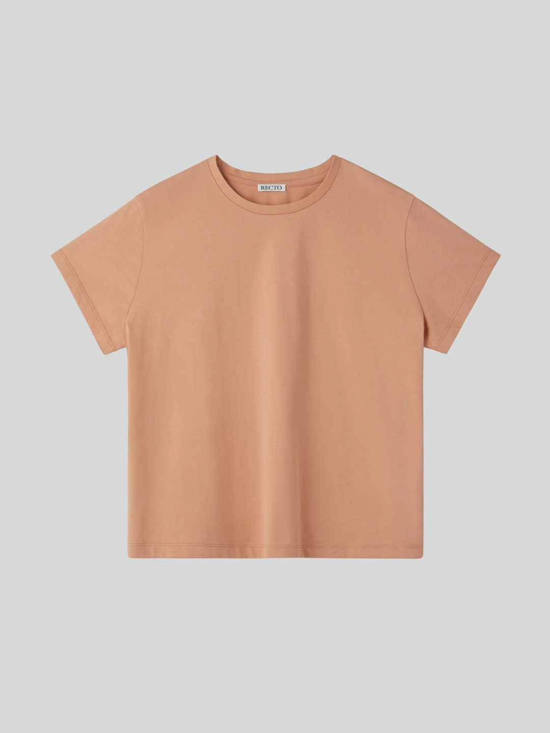 렉토 RECTO LOGO CAP SLEEVE TOP (SALMON) 상품 이미지 1