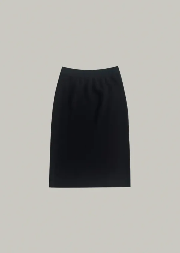 wholegarment layerd knit skirt