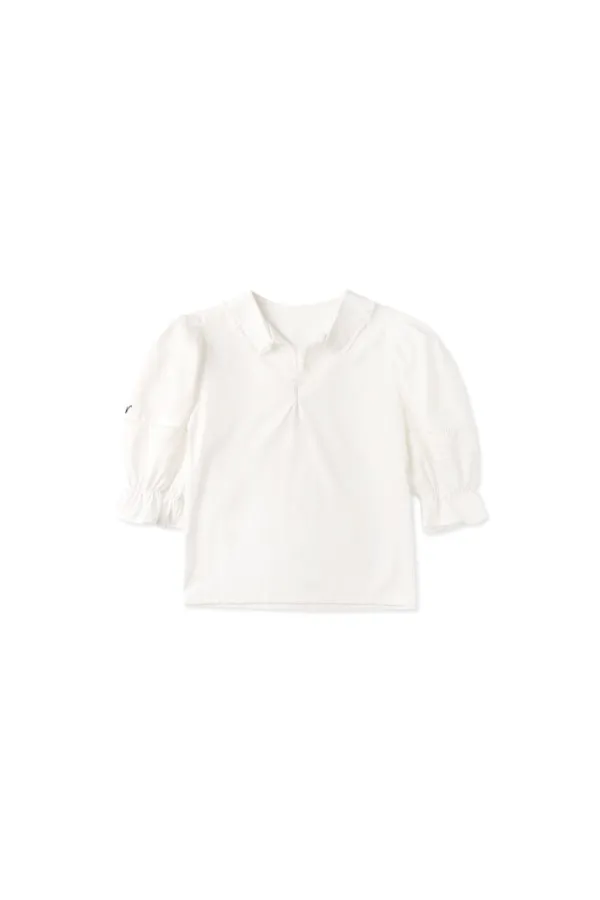 Rose frill blouse