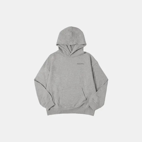 SITP5177 아카이브 후드 티셔츠_Melange gray