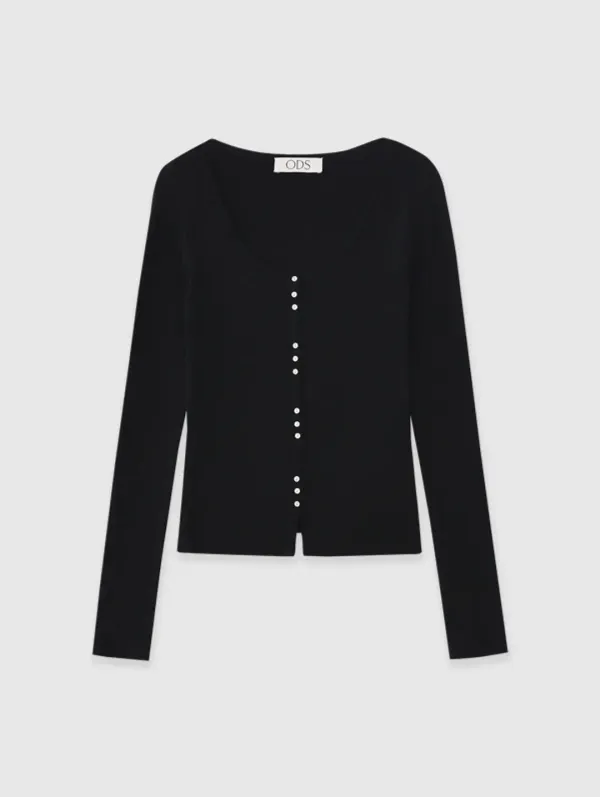 [8th 재입고] Limited U Neck Cardigan (Black)