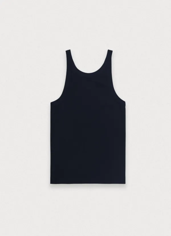 Take sleeveless set (halter + regular) - navy
