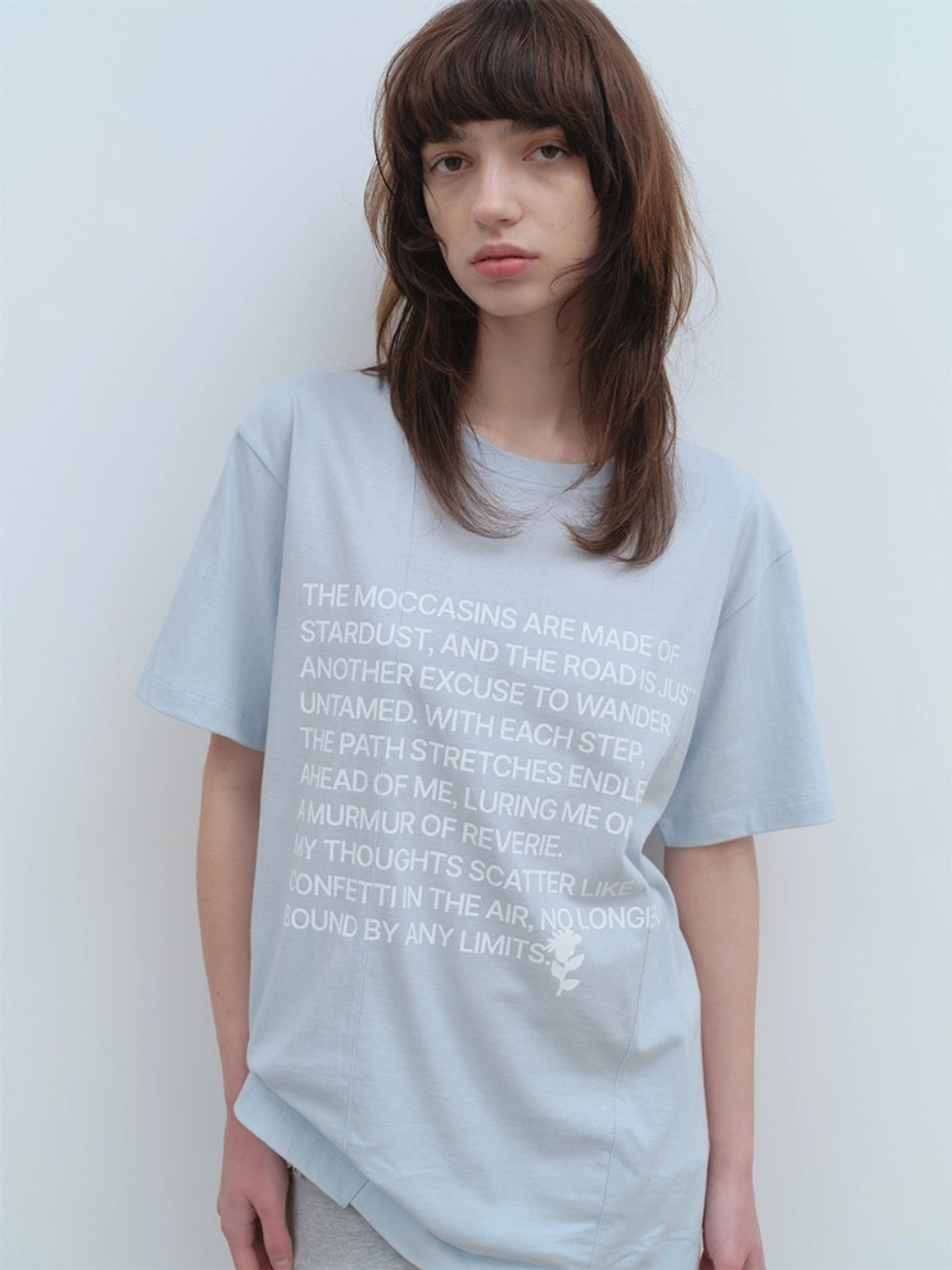 밀로 우먼 Seam Line Archive T-Shirt [Sky Blue] 상품 이미지 2