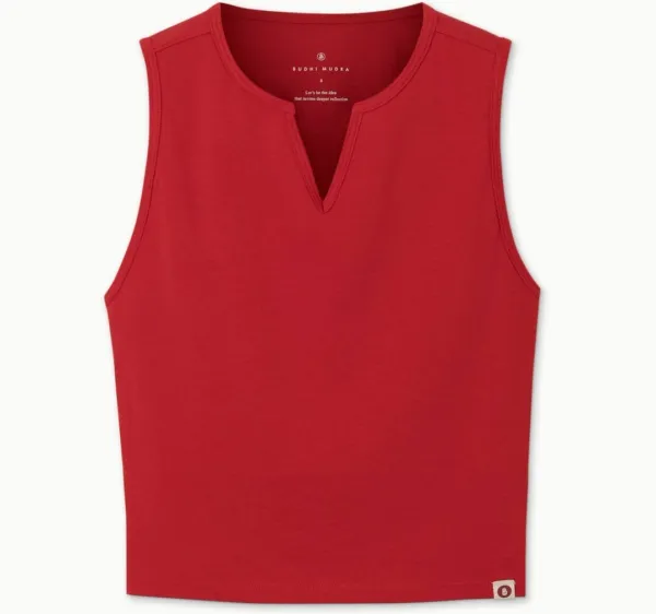 Carlo V tank top_High Risk Red