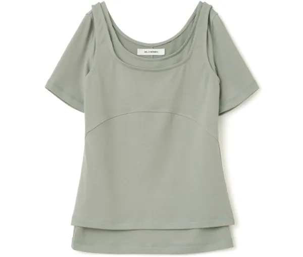 (6/2 예약배송) Fluid Duo Top [Mint]