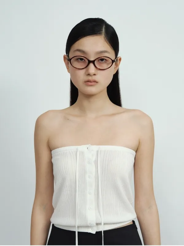 Nub Oval Glasses [Tortoise]