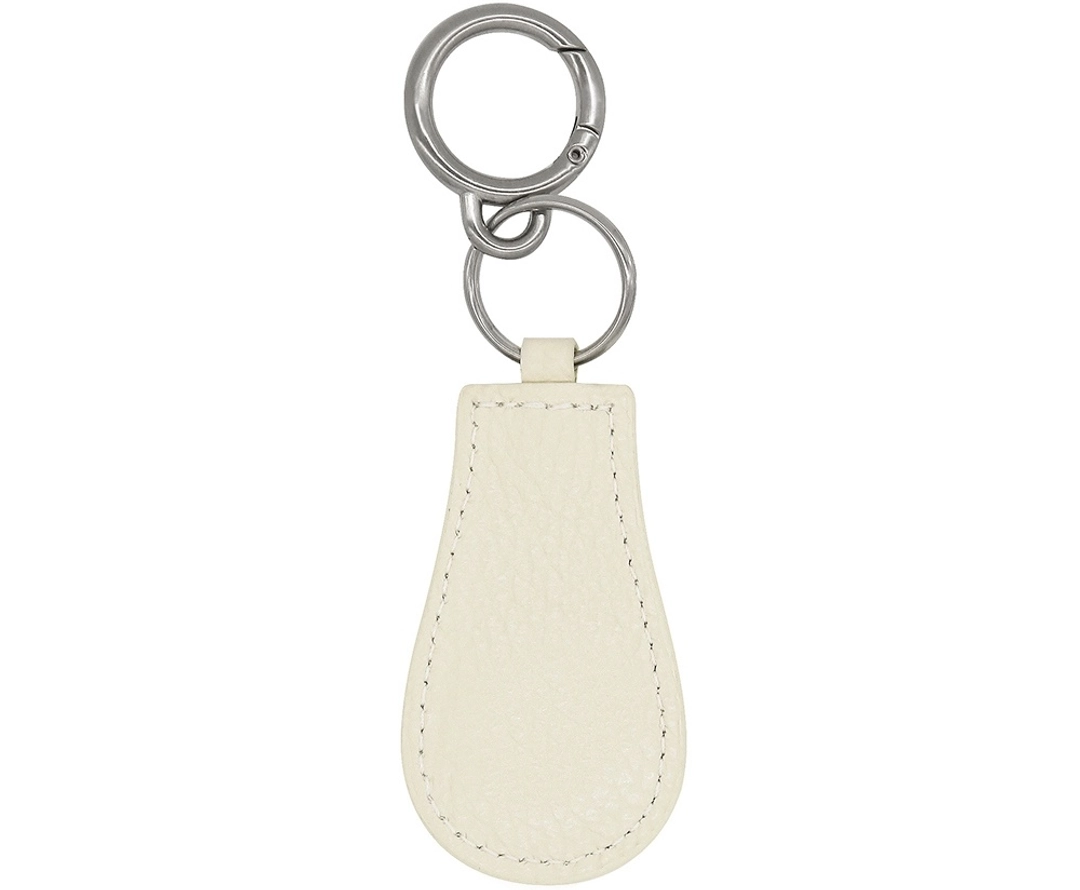 미닛뮤트 m silver logo keyring - ivory 상품 이미지 3