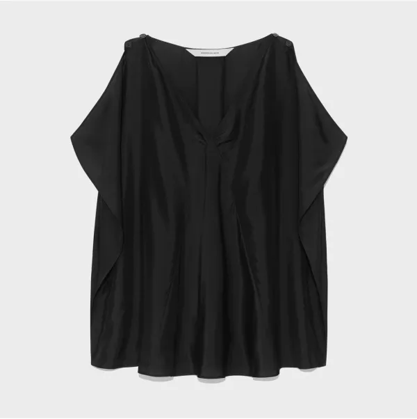 Arden Silk Blouse Black