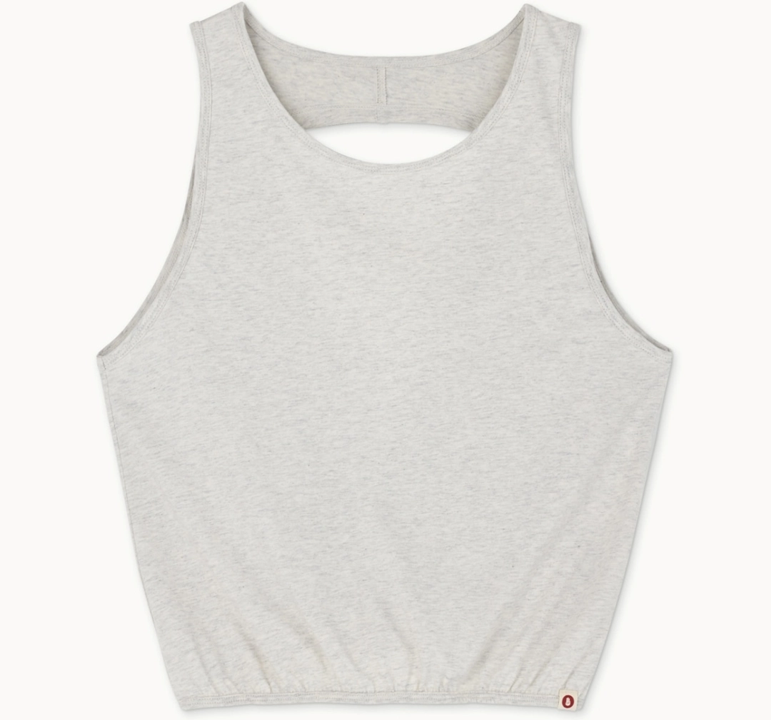 부디무드라 Saya sleeveless_Oatmeal Melange 상품 이미지 1