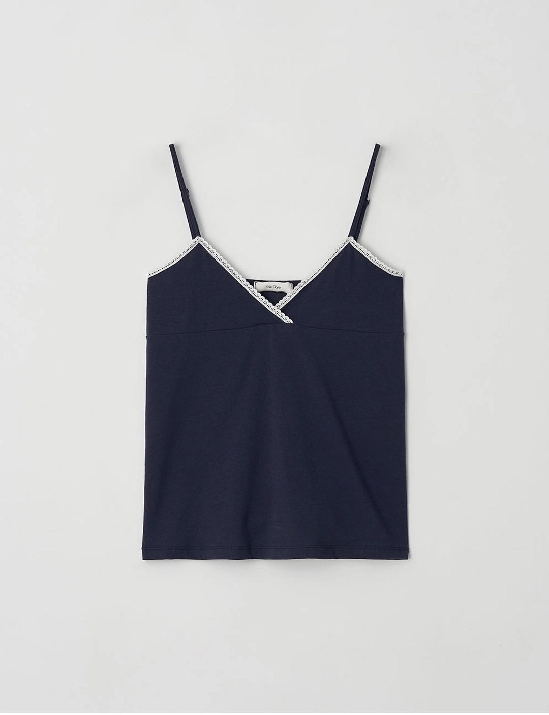 더라이 Lace Sleeveless Top(Navy) 상품 이미지 1