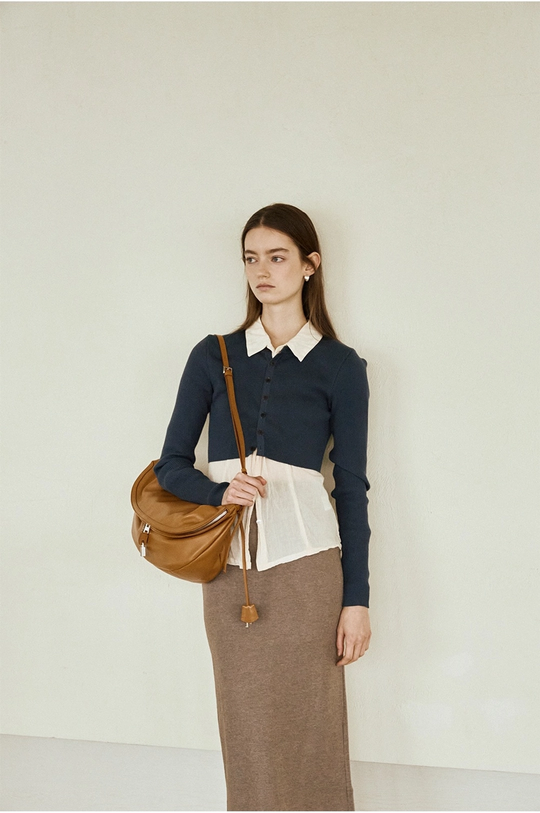 애테 HALF MOON BAG_CARAMEL 상품 이미지 2