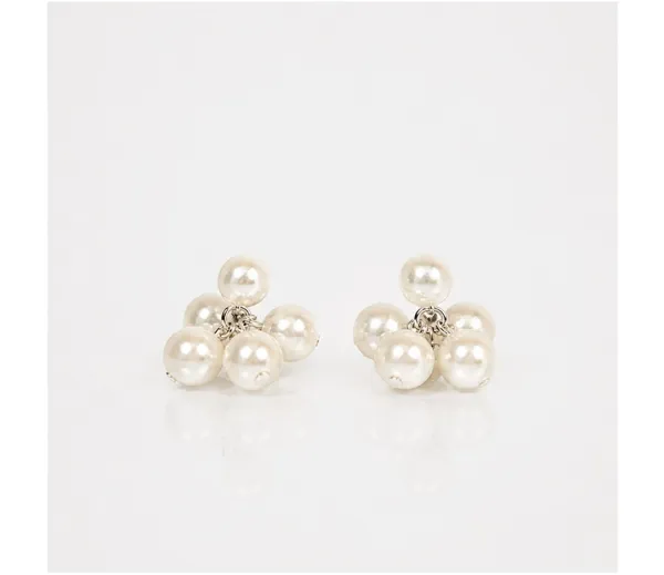 Pearl Cluster Earrings