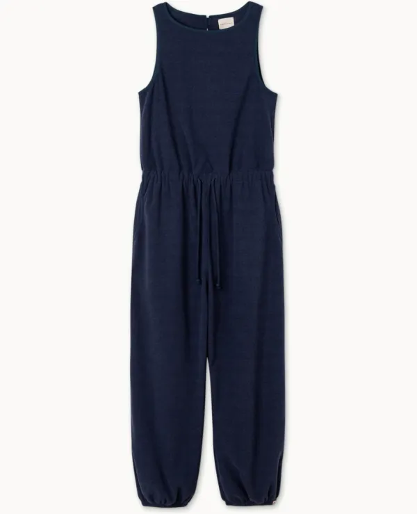 Fleece overalls_Blue Multi