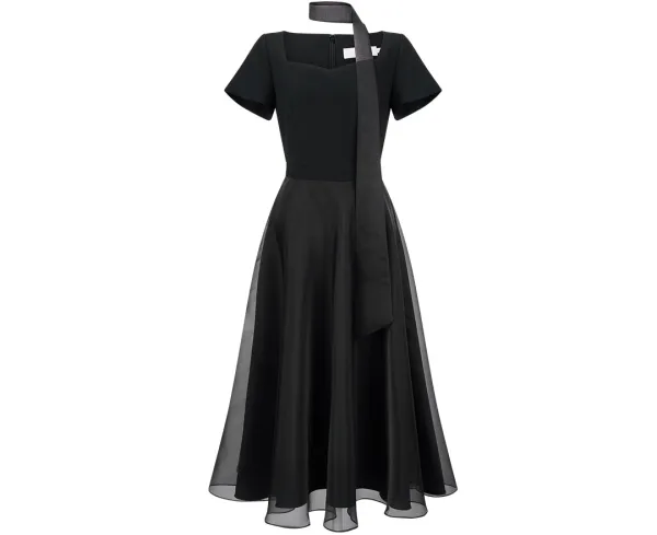 Orb Organza One-piece (Black)